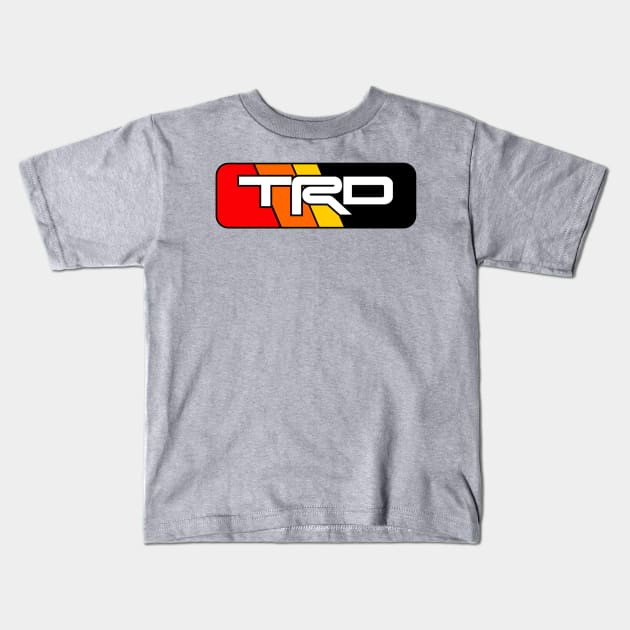 TRD HERITAGE TOYOTA LOGO T-SHIRT Kids T-Shirt by Cult Classics